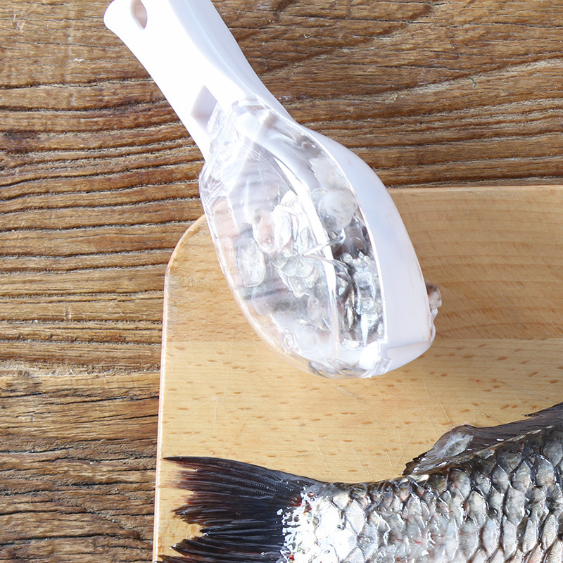 Fish Skin Brush Scraping Fish Scale Brush Grater Quick Disassembly Fish Knife Cleaning Peeling Skin Scraper Scraper Fish Scaler Kitchen Tools - Image 9