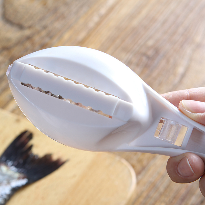 Fish Skin Brush Scraping Fish Scale Brush Grater Quick Disassembly Fish Knife Cleaning Peeling Skin Scraper Scraper Fish Scaler Kitchen Tools - Image 10